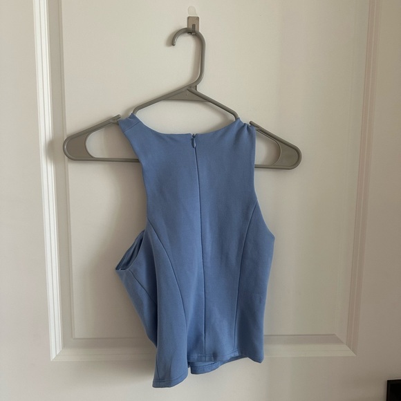 Free People Blue Sleeveless Top - Picture 4 of 6